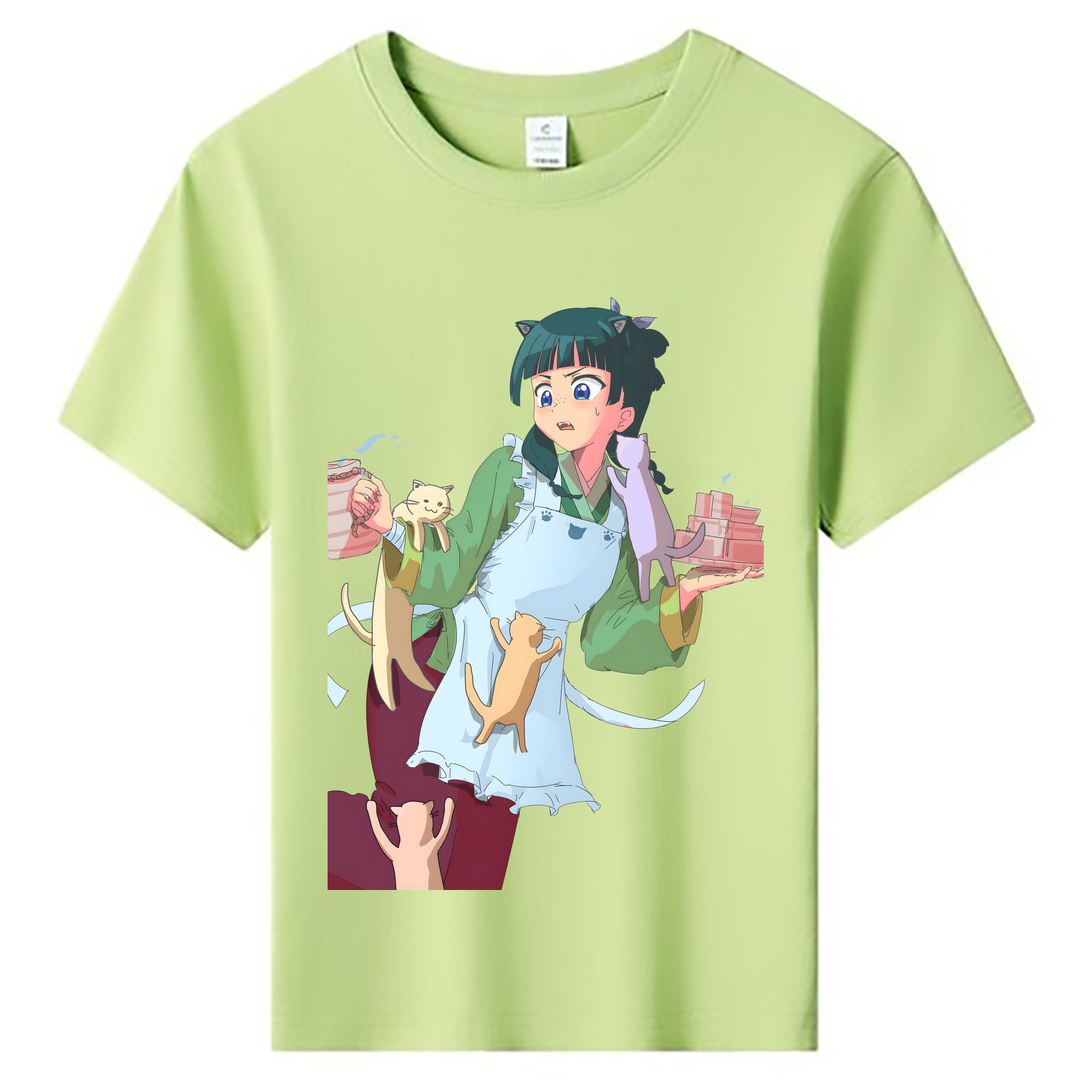 （画像用） 薬屋のひとりごと The Apothecary Diaries 綿100％キッズTシャツ（フロントプリント）